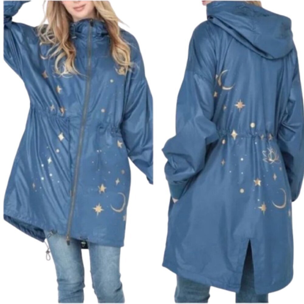 Women's Plus 1X NWT Disney Princess Jasmine Hooded Windbreaker Jacket